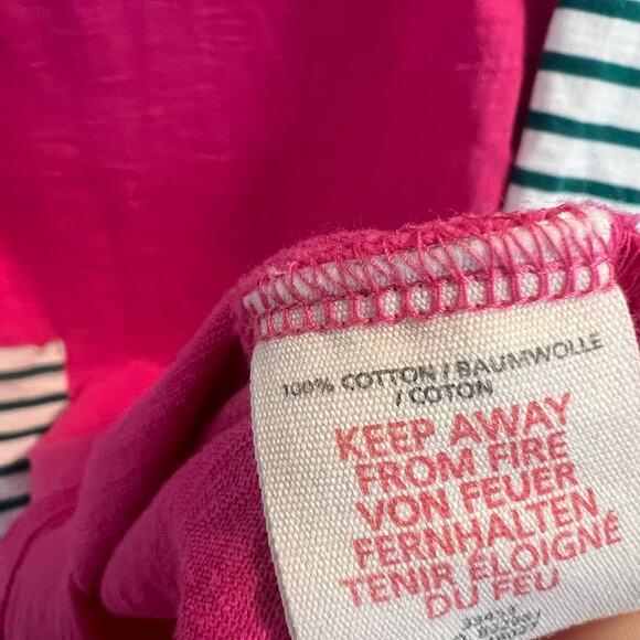 Mini Boden Pink Green and White Dress Size 11-12 Y - Picture 4 of 7